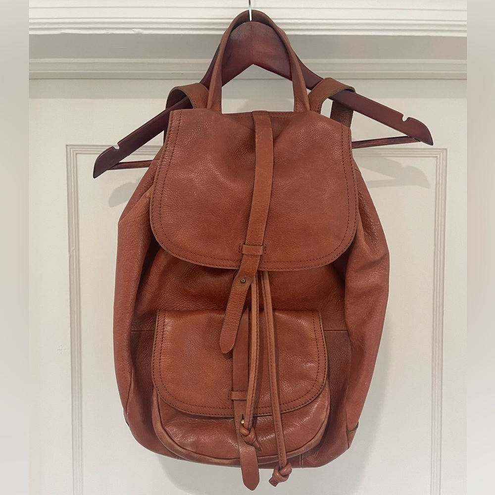 J.Crew Leather Backpack